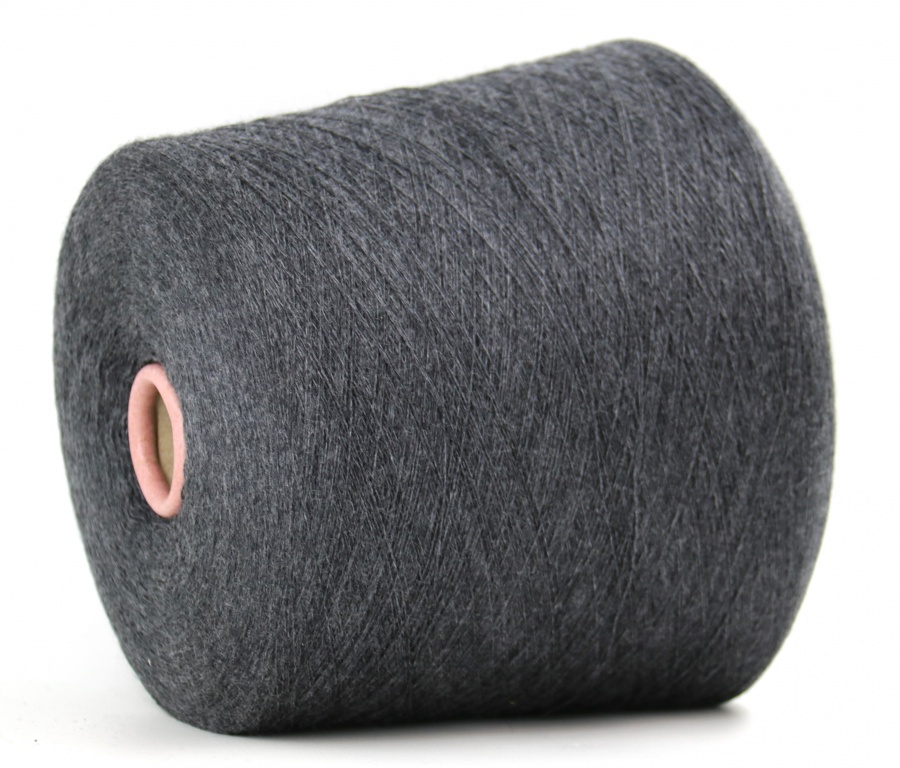 CASHWOOL 2/48  421849 темно серый 530 грамм