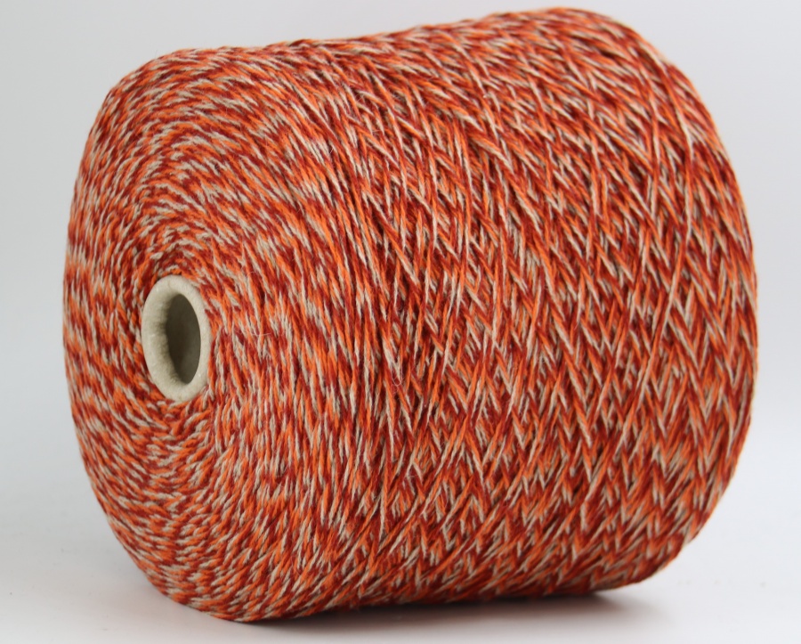 BABY ALPACA 61209 беж/тыква/бордо