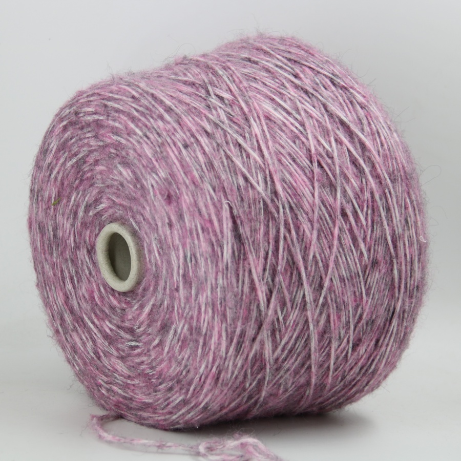 RECY-WOOL 4432 серо розовый 530 грамм