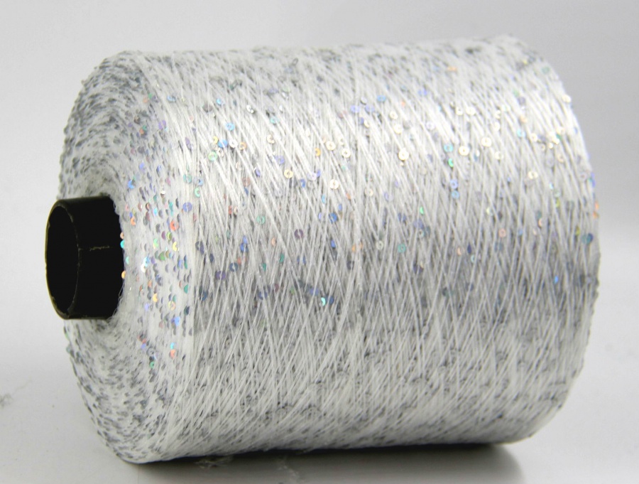 PAILLETTES  9821 бело серые